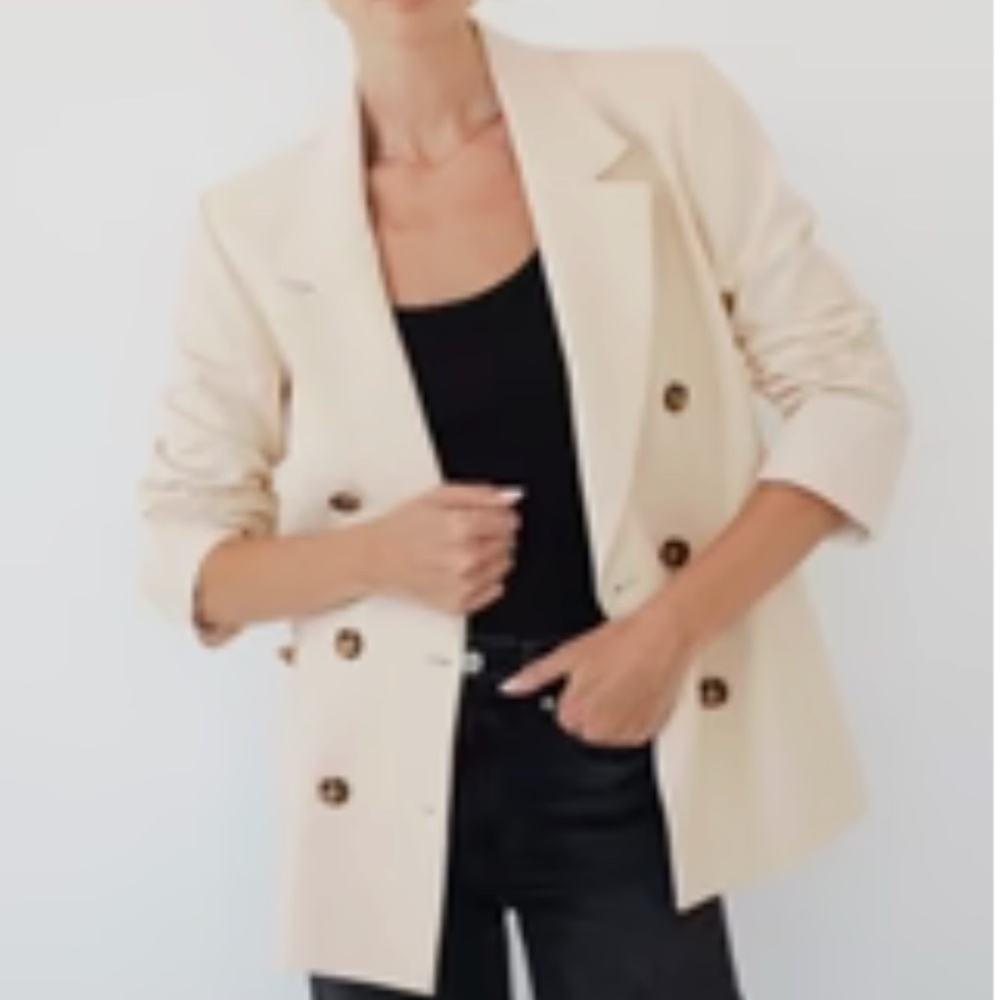 AYR double breasted blazer NWOT